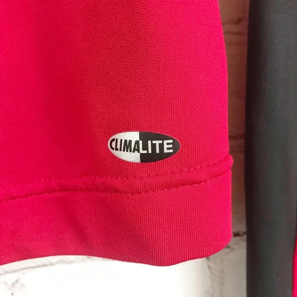 Adidas Red Long Sleeve Track Jacket Size M - Picture 3 of 6
